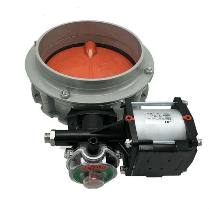 Pneumatic Double Flanged Butterfly Valve