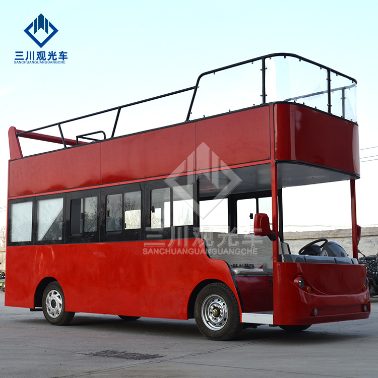 17 Seats Electric Battery Operated Shuttle Car Sightseeing Bus For Sale