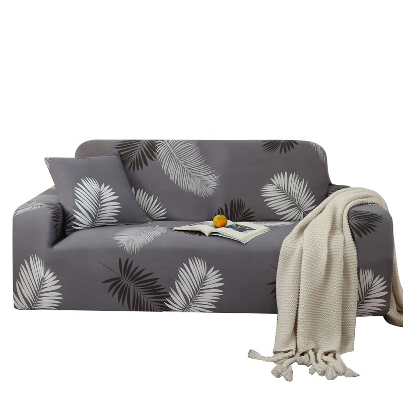 Отгрузка фабрики перо напечатано утолщенный полиэстер Loveseat чехлы для диванов супер мягкие для украшения семьи