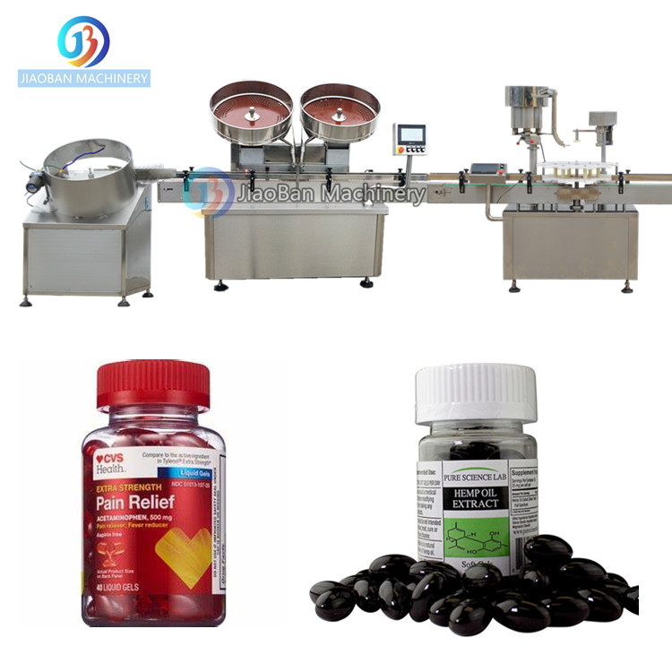 JB-SL60 factory fully automatic soft gel capsule counting filling machine/counting equipment capsule bottling machine
