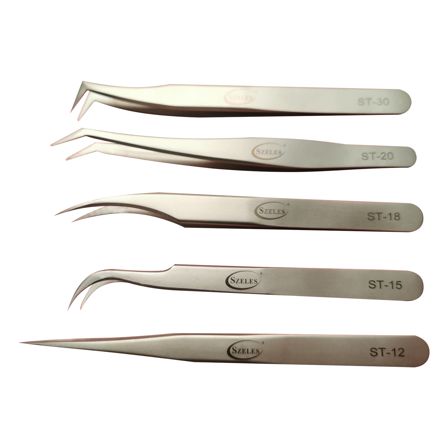 Custom Vetus Stainless Steel Tweezer Curved Eyelash 90 Degree Volume Tweezers For Eyelash Extension Eyelash Lash Tweezers