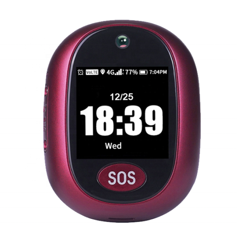 Waterproof 4G smart tracking pendent with camera gps tracker device for kids and elder