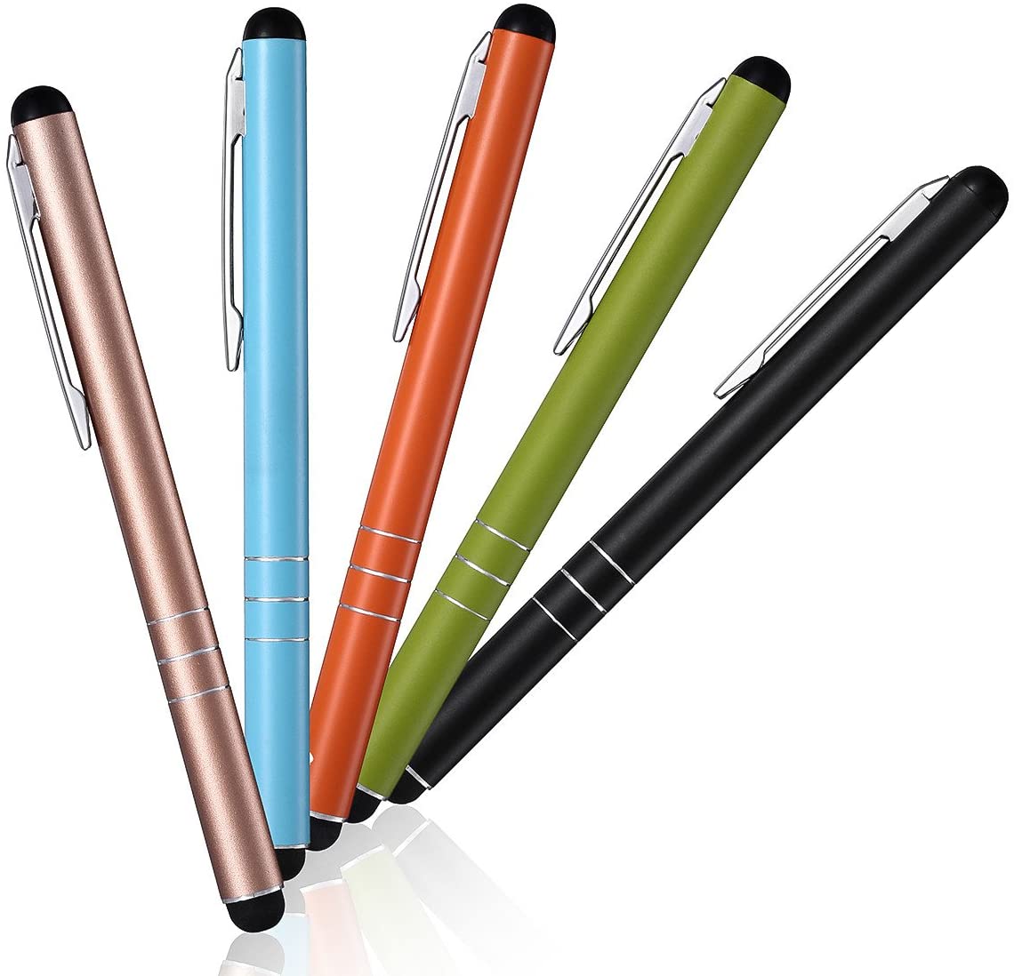 Poweradd 5 шт. стилус для Iphone 5 4 4s, Ipad 4 3 Ipad Mini, Samsung Galaxy и всех планшетов, смартфонов
