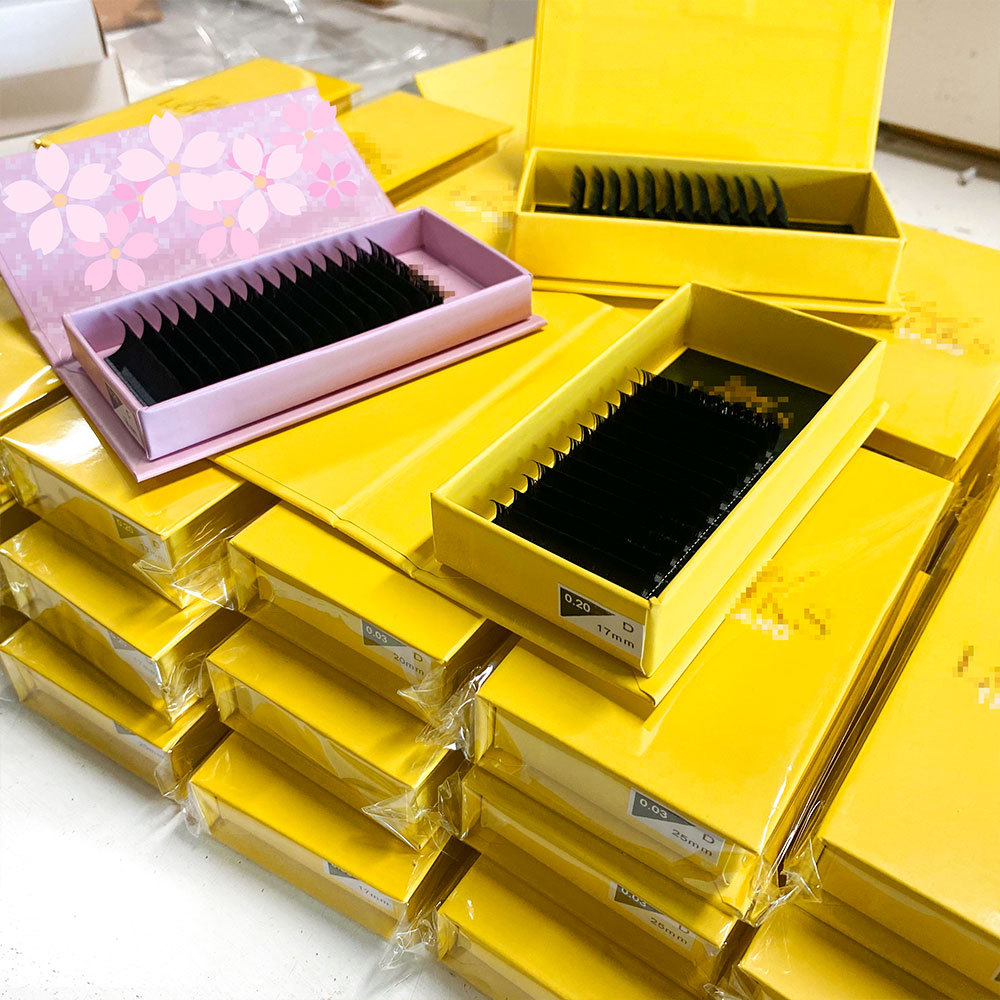 Private Label Individual Lashes Premium Volume Extensions Eyelashes Tray Mink Lashes Vendor