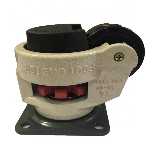 Нейлон колеса верхней пластины Footmaster GD-60F и выравниванием с номинальная нагрузка 250 кг
