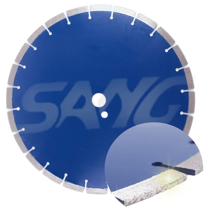 350mm 14inch diamond laser welded cutting disc road cutting reinforced concrete saw blade