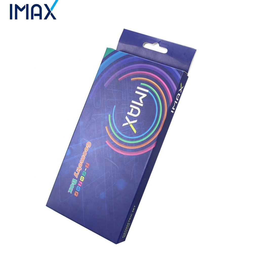 Новейшие эксклюзивные математические наборы IMAX, набор циркулей с большой оловянный ящик