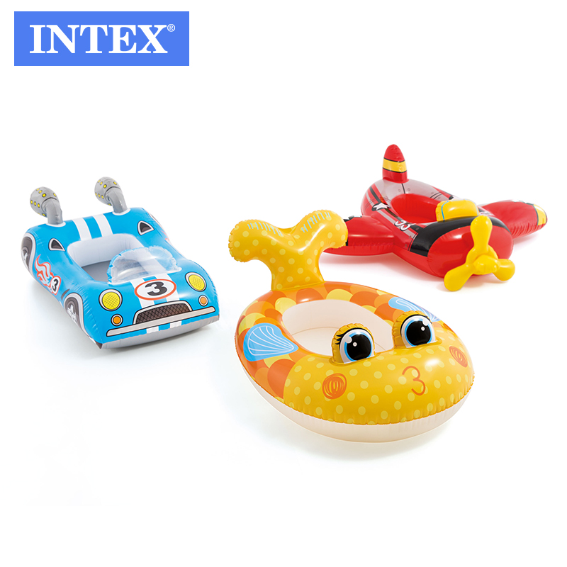 INTEX 59380, Детские крейсеры для бассейна, плавающее кольцо для бассейна, плавающее кольцо для младенцев, Надувное плавательное кольцо