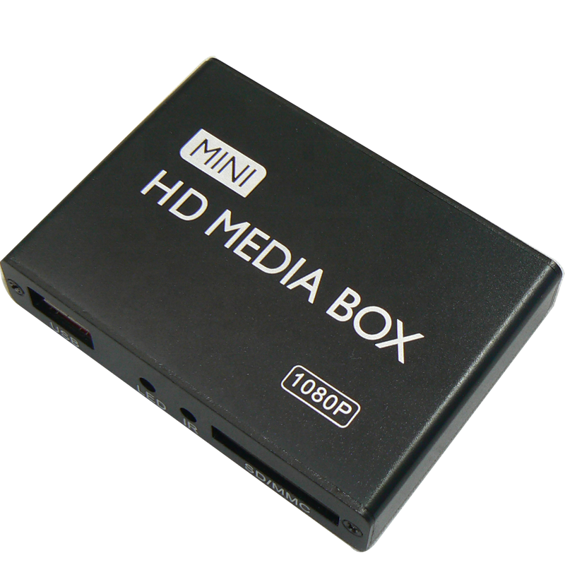 Мини full hd 1080p SD карта usb медиаплеер для ТВ HDMI с HDD HDMI медиаплеер ТВ коробка