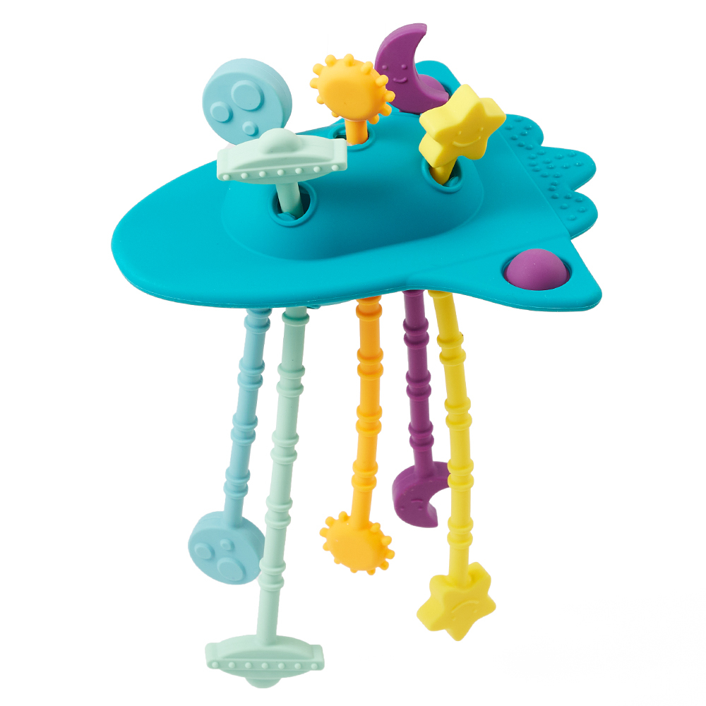 Free-Bpa Sensory Activity Silicone Infant Teething Relief Toys Baby Boy Gifts Toddler Toys 0-6 Months Toys for Baby Girl