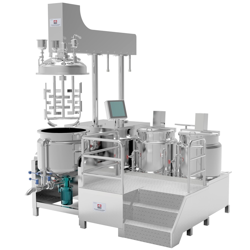Homogenizer Pump Inline Emulsify Vacuum Emulsifier Mixer Blender/ Touch Screen Control Vacuum Inline Homogenizer Customized 4kw