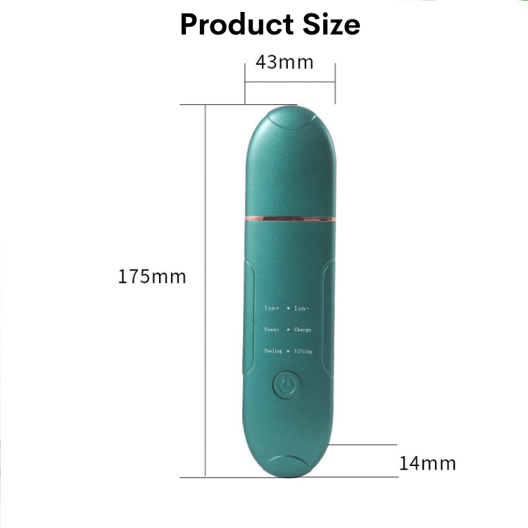 Free Shipping Cleaning Gugug Face Spatula Ore Cleanser Cordless Usb Deep Ultrasonic Skin Scrubber Facial Cleansing