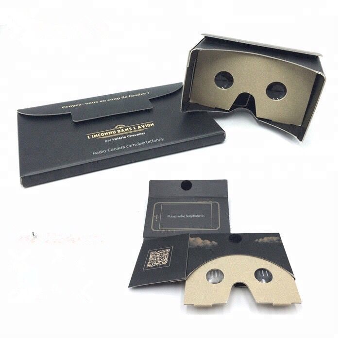 Newest Portable Custom Google Cardboard 3D VR Glasses With Envelope Packing