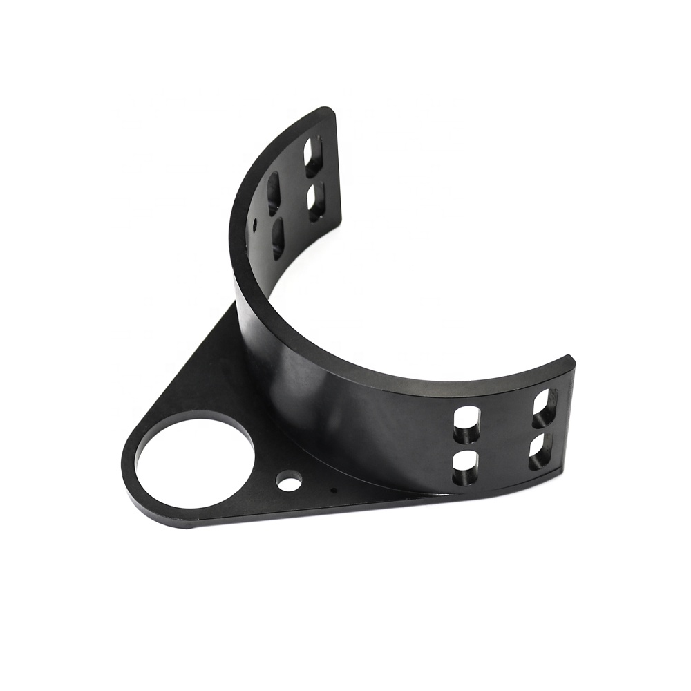 Customized Bicycle Punching Bending Perforate Galvanized Black Aluminum Bracket Sheet Metal Stamping Parts
