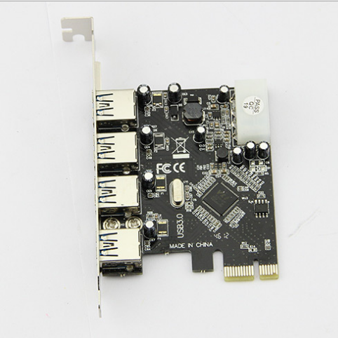 PCI-E 1X на 4 порта USB 3,0 адаптер расширения карты расширения