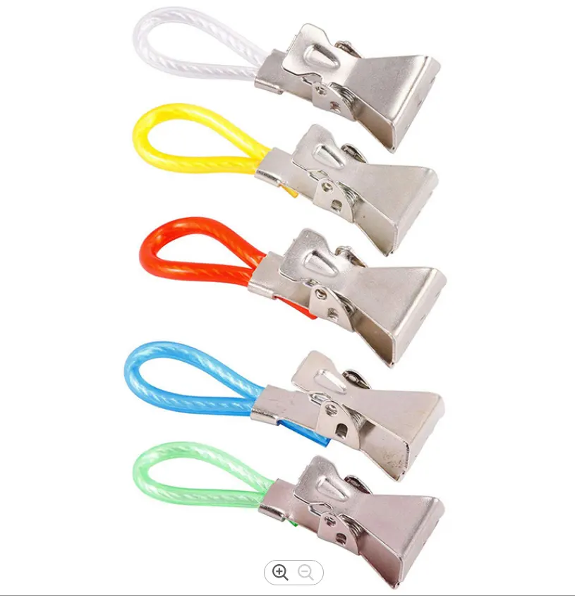 5Pcs Tea Towel Hanging Clips Clip on Hooks Loops Hand Towel Hangers Hanging Clothes Pegs Household Kitchen Bathroom Organizer
