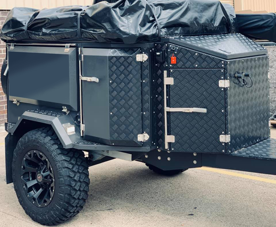 Ecocampor Rugged Off Road Outdoor Off Road Small Camping Trailer For Sale