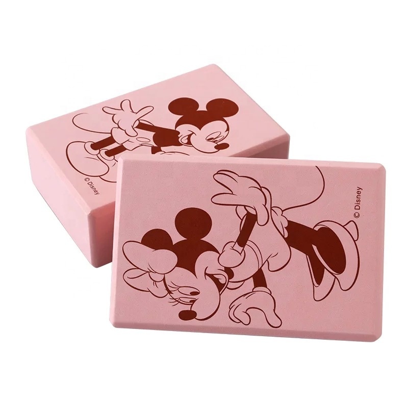 Non-Slip Custom Print Private Label Natural EVA Recycled Foam Yoga Block