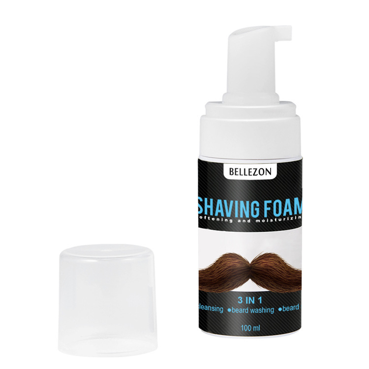 Wholesale OEM Cleaning Moisturizing Beard Shaving Face Foam for Men