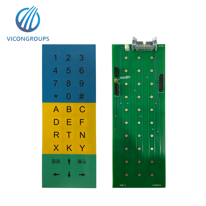 PCB membrane keypad Numeric membrane keypad PCB membrane keyboard