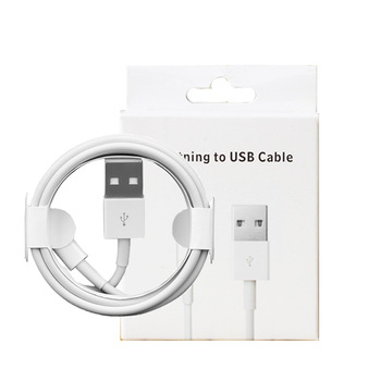 Wholesale Free shipping 1m 2m Original USB Data Cables Charger Data Cable for iPhone 7 7Plus X