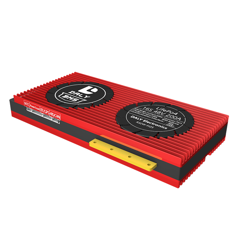 Lifepo4 Battery Protection Board Daly Smart Bms 16S 48V Lifepo4 Bms 200A With Balanced