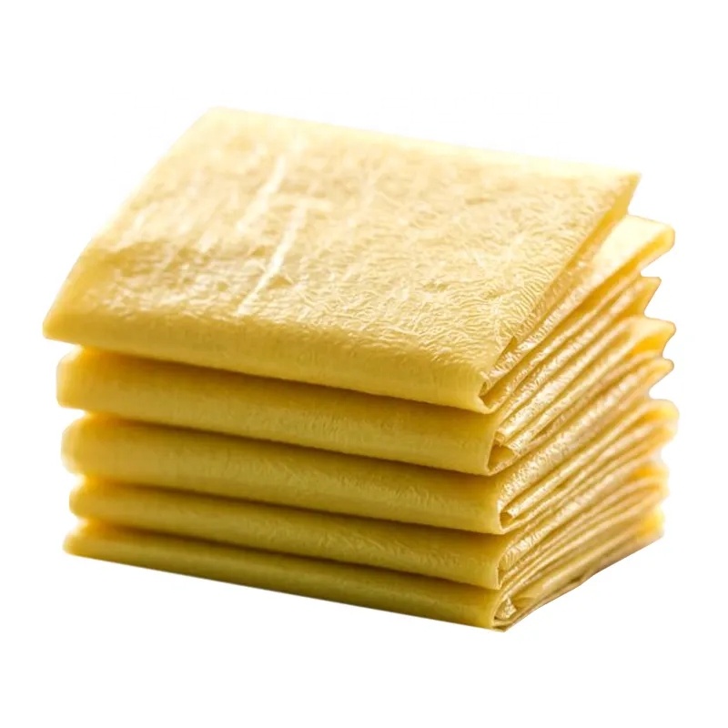 Weiyang Brand Frozen Semi Dried Tofu Skin Fresh Soya Milk Skin Tofu Cloth Soybean Skin