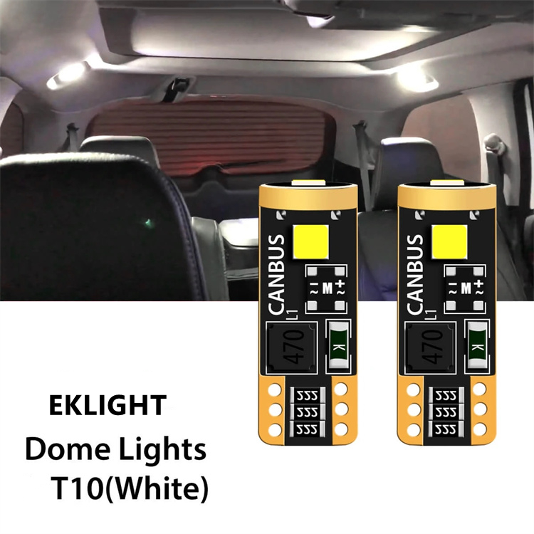 Super Bright T10 LED Light 12V 24V Canbus Error Free 3030 W5W 501 168 194 T10 LED Bulb For Auto Lighting System