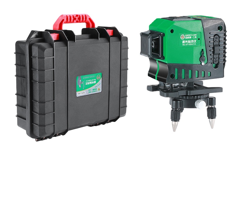 Berrylion Professional Laser Levels 2-12 Line Green 360 Degree Working Distance 20M