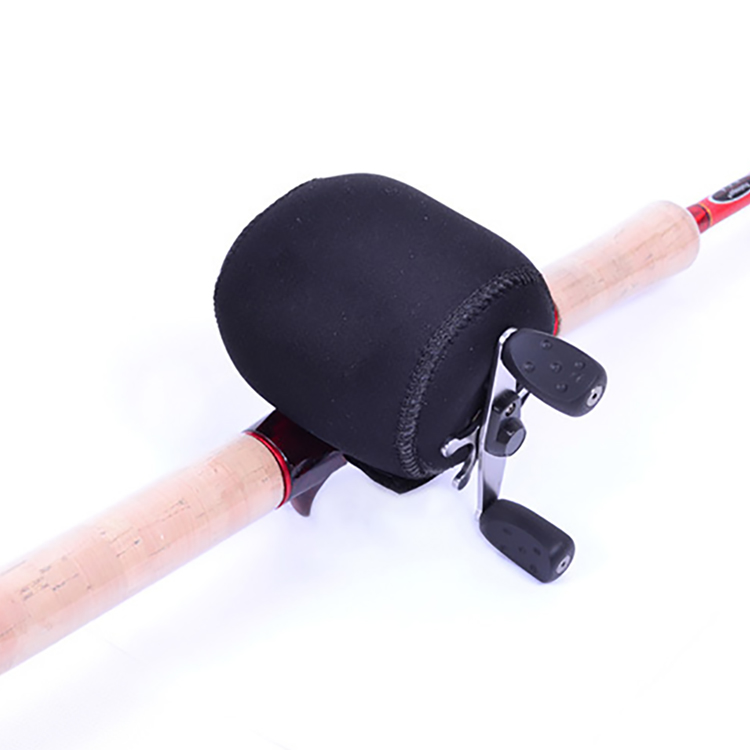 Custom Shape Fishing Reel Bag Bolsos De Pesca Baitcasting Reel Fishing Wheel Protective Cover Barrel Type Neoprene Fishing Bag