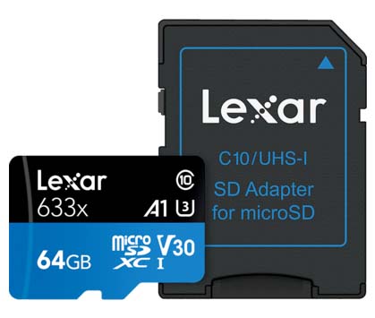 100% Оригинальный Lexar TF633x 16 г/32 г/64 г/128 г/512 г TF/SD карта с розничной упаковкой