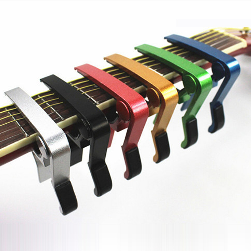 Pure Aluminum Hand-cut Guitar Capo,Folk Guitar Capo,Ukulele Tuner L0506