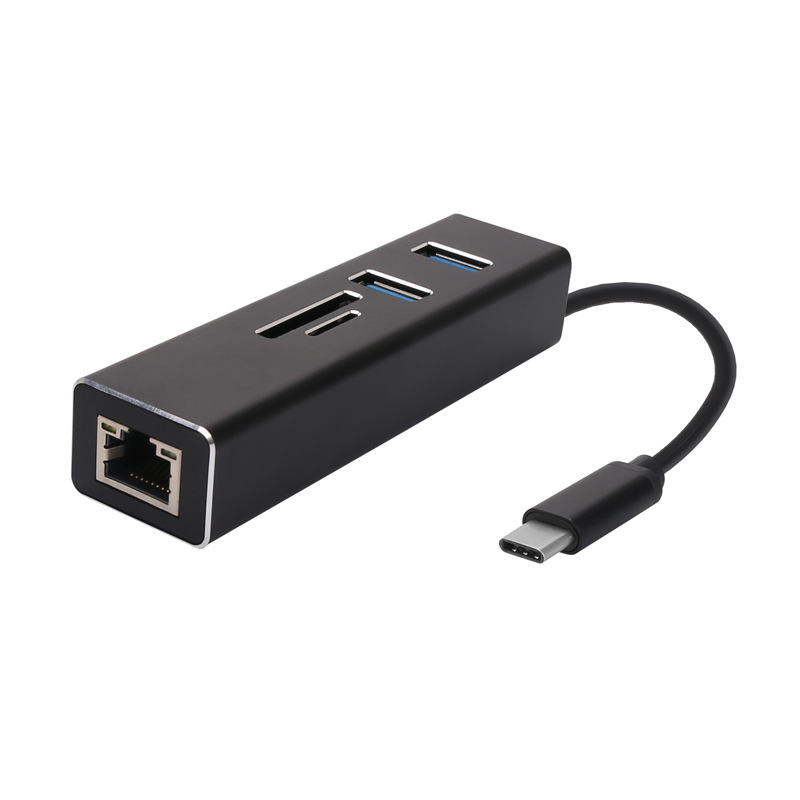 Usb To Rj45 Type C Hub Thunderbolt 3 TF/SD Card Reader Hub Usb Laptop For Macbook Pro