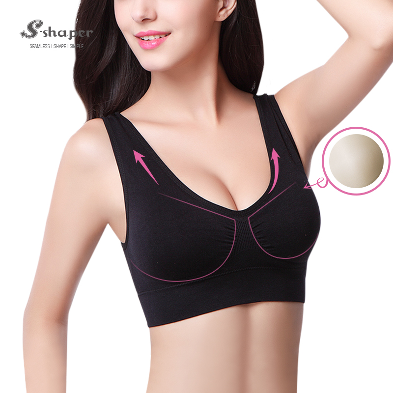 S-SHAPER Wholesale Ladies Yoga Crop Top Bra Sports Tank Girls Women Gym Sportswear
