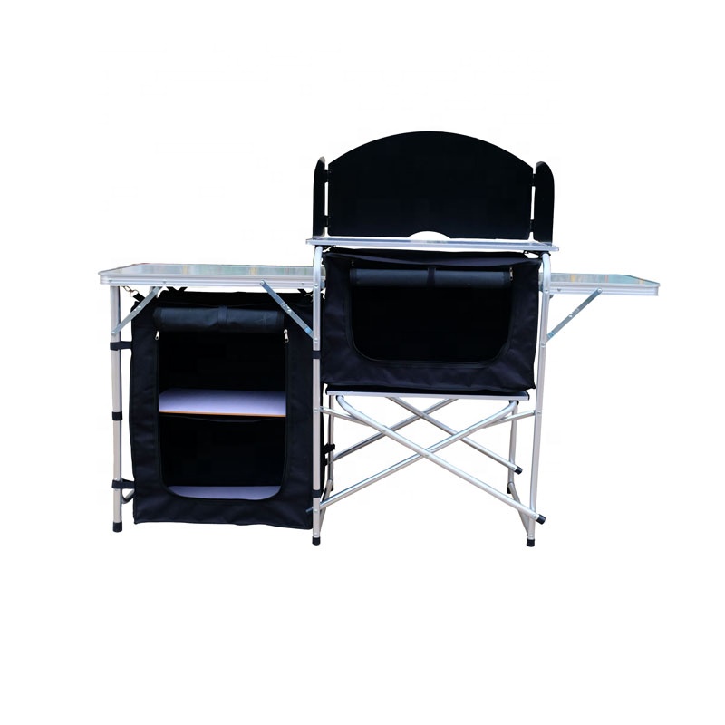 Deluxe Portable Outdoor Kitchen Home Furniture Camping Kitchen with cupboard