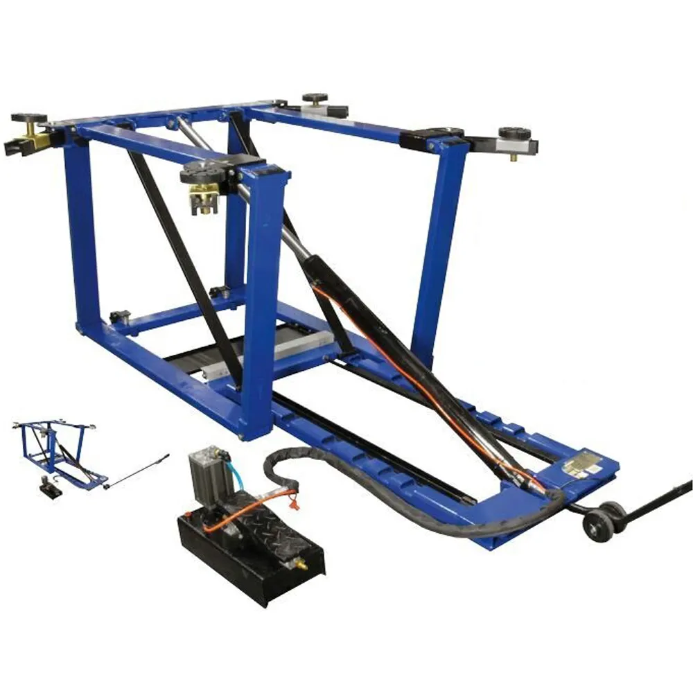 BLS-5500 movable low rise scissor type car lift with CE
