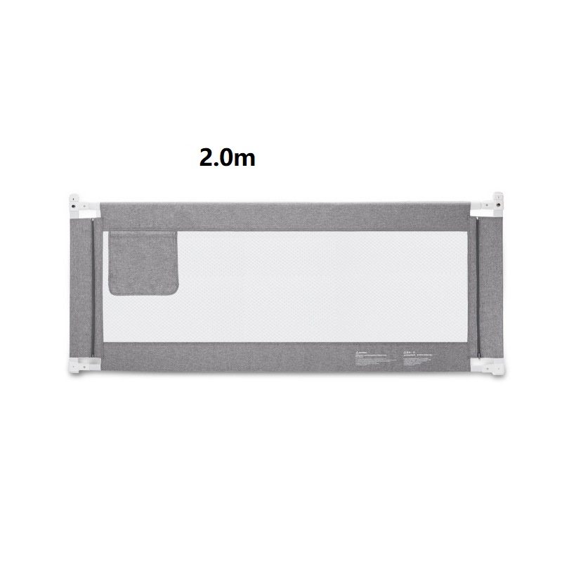 2.0m Toddler Safety Bed Rail Fence Guard Toddlers Safety Adjustable Protective Durable Baby Kids Nylon Color