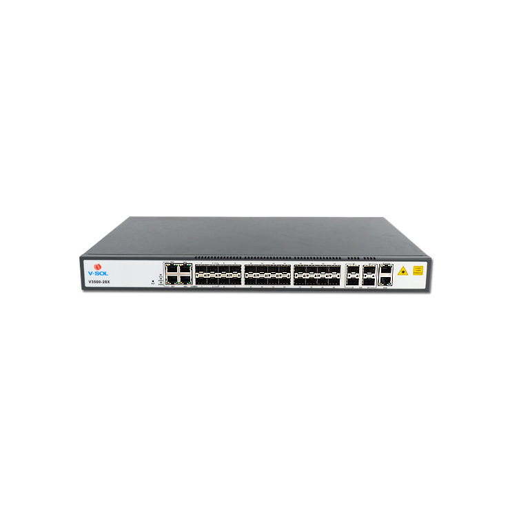 Fiber Optic Ethernet Unmanaged Network Switch Gigabit Switch 28 Port