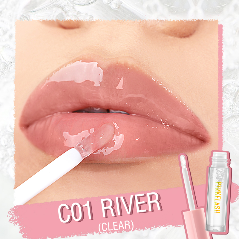 Wholesale Private Label Super Shiny Pink Nude Clear Liquid Vegan Glossy Lipgloss