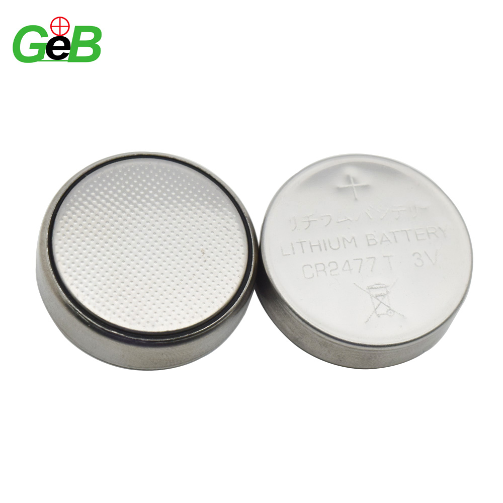 Одноразовая батарея для монет CR2450 CR2477 CR3032 700mah 1100mah 3,0 v неперезаряжаемая Кнопочная батарея