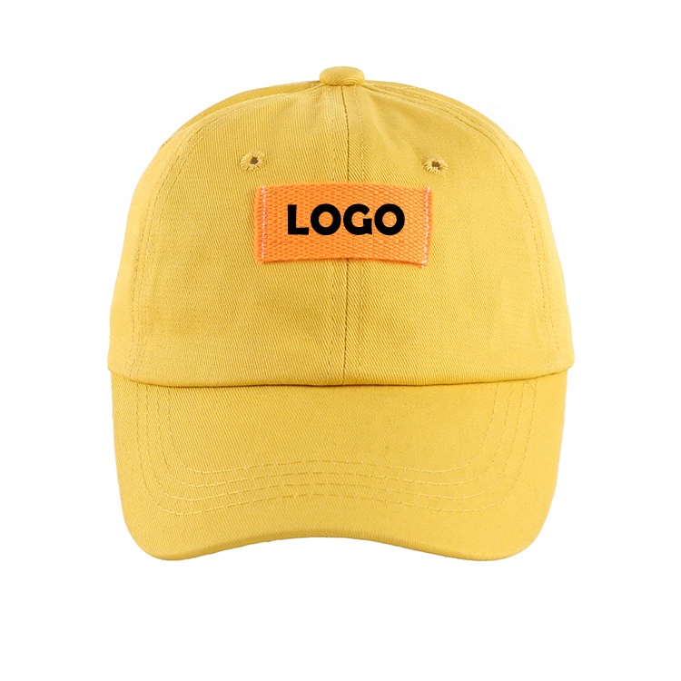 Custom Logo Multicolor 6 panel Cotton Unisex Toddler Kids Children Little Boy Girl Baby Baseball Hat Caps