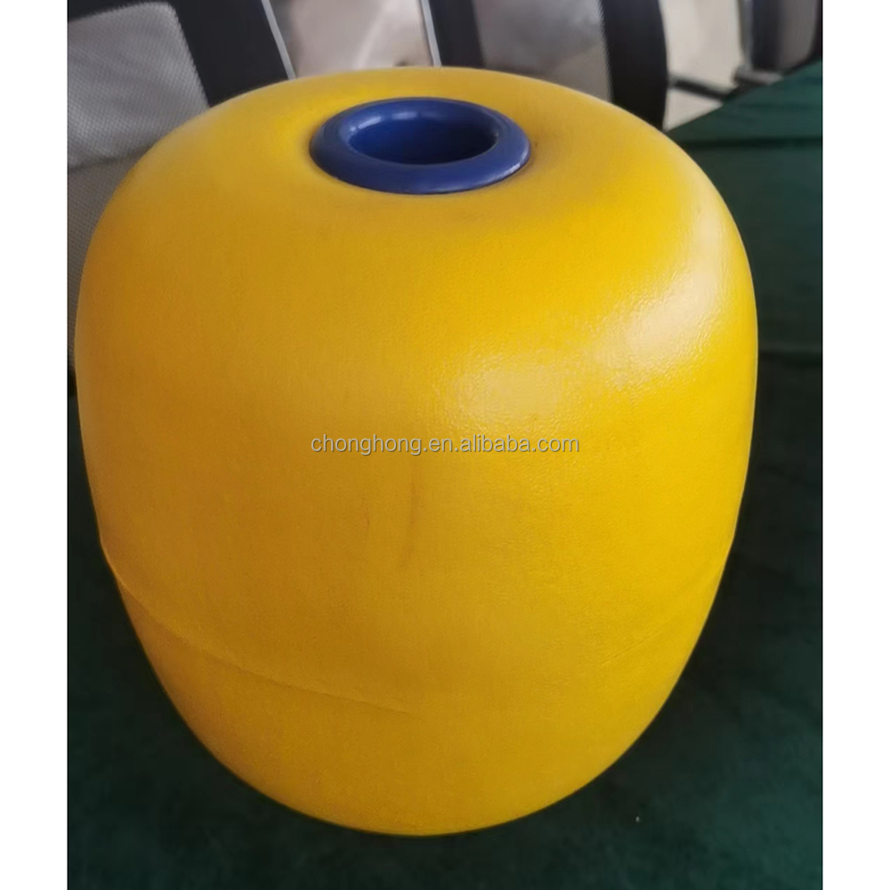 High Buoyancy Yellow PVC Fishing Floats Rigid Foam Fishing Float for Sea and Fishing Marker Buoys