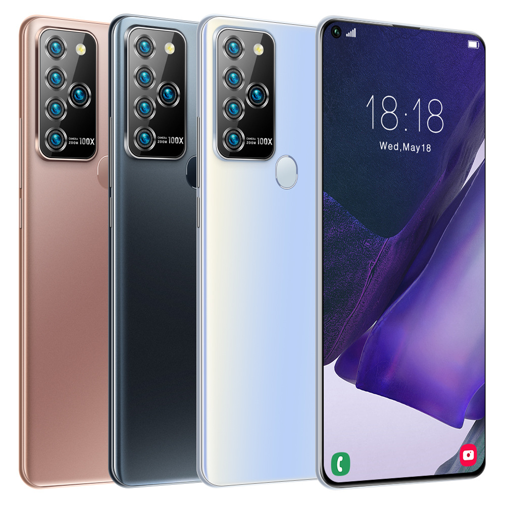 Смартфон Note25U, 12 Гб + 512 ГБ, OLED-экран 7,2 дюйма, Android 10,0, телефон, смартфон с разблокировкой по лицу