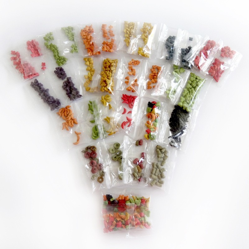 Pet Food Puffed Molars Pellet Hamster Rabbit Snack Alfalfa Grass Pellet Picture Color 1000 Bags Food for Small Bird CN;HEN