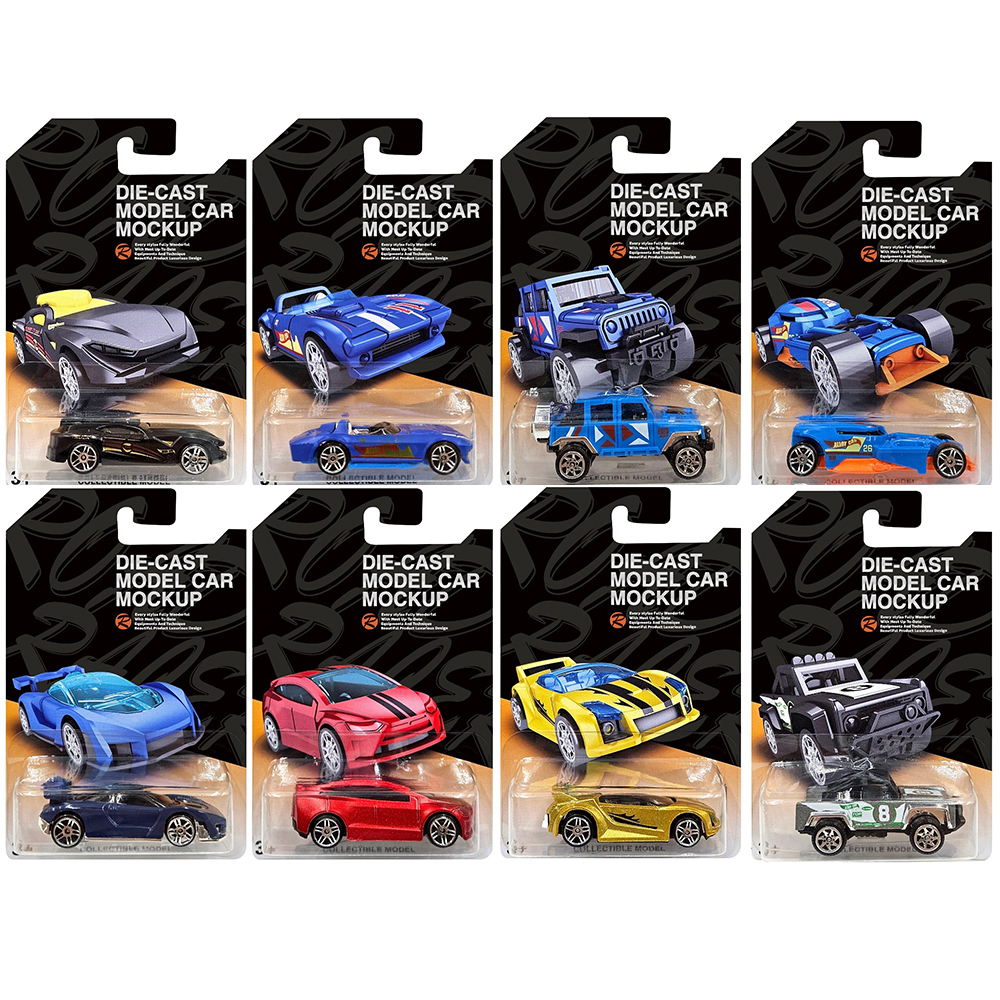 1:64 Alloy Mini Diecast Toy Vehicles Play Game Model Hot Children Wheels Friction Toy Vehicle Car Set