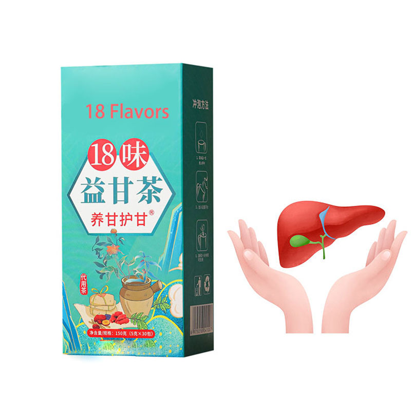 chinese anti toxic herbal liver cleansing tea 18 flavors liver care tea bag kidney and liver cleaning herbal tea