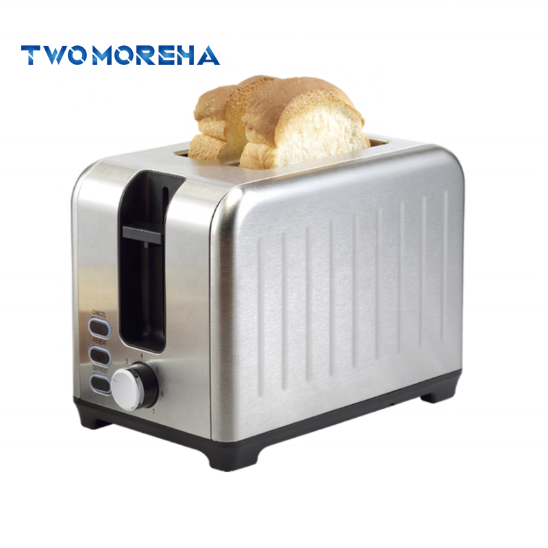 Хит продаж, тостер для хлеба на 2 ломтика, тостер с корпусом ss, сэндвич-устройство для размораживания, повторного нагрева, отмены, 7 тостов для хлеба