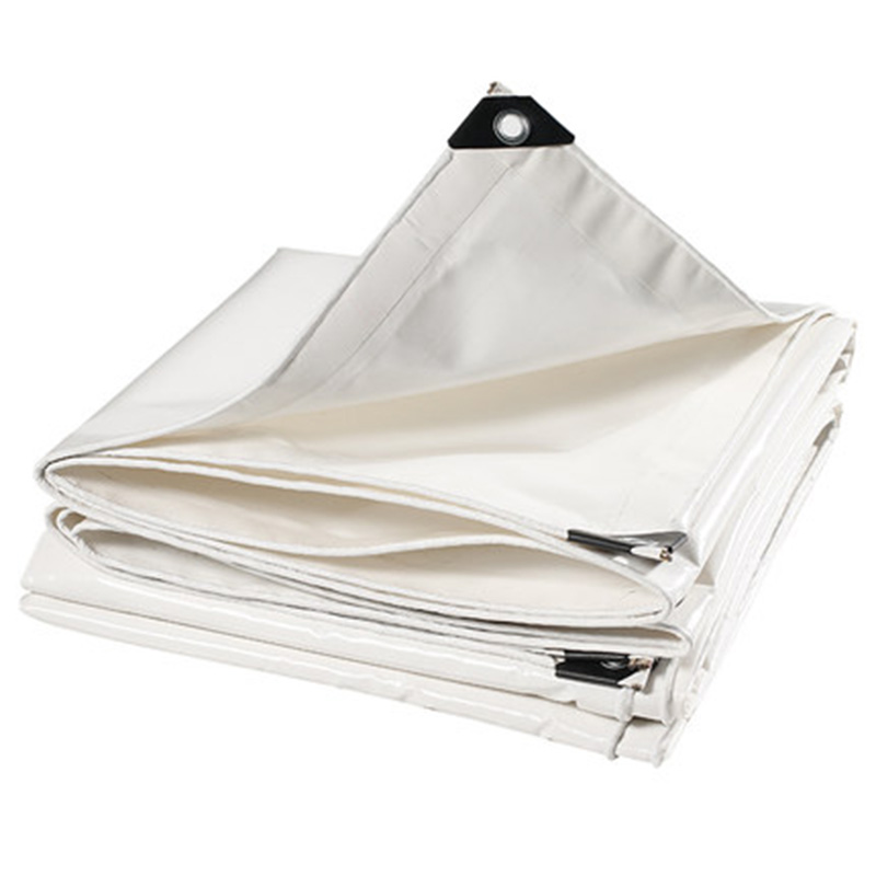 2021 New Technology Professional Manufacturing Fabric Anti Fireproof Tarpaulin White