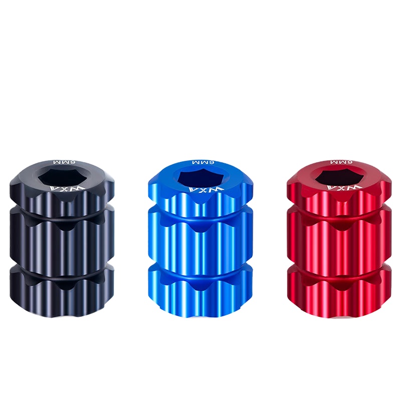 VXM Bicycle One Hollow Plum Blossom Crank Cover Removal Tool Mountain Road Bike Aluminum Alloy Crankset Wrench Parts