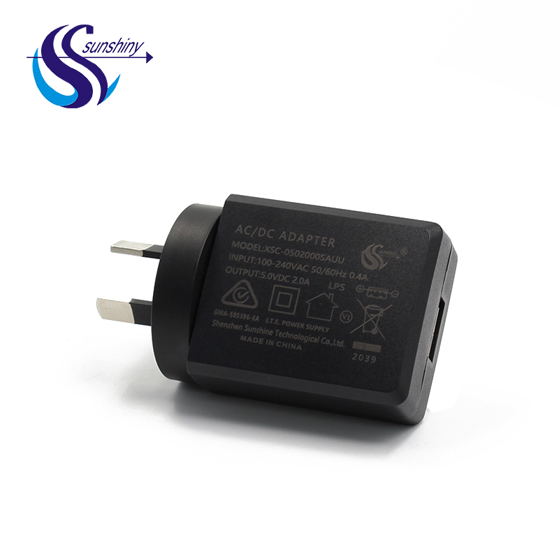 SAA RCM сертификации штепсельная вилка австралийского стандарта usb порт 5V 1A 1amp 1000ma зарядное устройство